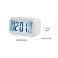 thumbnail image 2 of Dvkptbk Alarm Clock Temperature Version Smart Clock, Silent Clock, Electronic Clock, Light Sensing Alarm Clock, Snoozy Student Smart Lcd Alarm Clock Home & Garden, 2 of 2