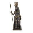 thumbnail image 2 of Egyptian Goddess Sekhmet Sitting on Throne Statue, 2 of 4
