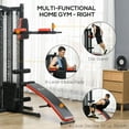 thumbnail image 2 of Soozier Multi Home Gym Equipment, Station d'entraînement avec 99lbs Weight Stack, 2 of 9