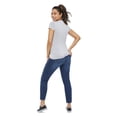 thumbnail image 3 of Paisley Sky Maternity Short Sleeve V-Neckline Tee, 3 of 6
