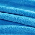 thumbnail image 1 of WRISTBIQUE Cozy Blue Solid Color Flannel Blanket with Needle Stitching for Home and Outdoor Use, 1 of 7