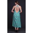 thumbnail image 4 of Bimba Robe Décontractée Florale Longue Dos Nu à Col Licou pour Femmes, Robe de Plage Imprimée - Xxx-Grand, 4 of 6