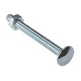 thumbnail image 1 of ForgeFix - Carriage Bolt & Nut ZP M8 x 150mm Bag 10, 1 of 1