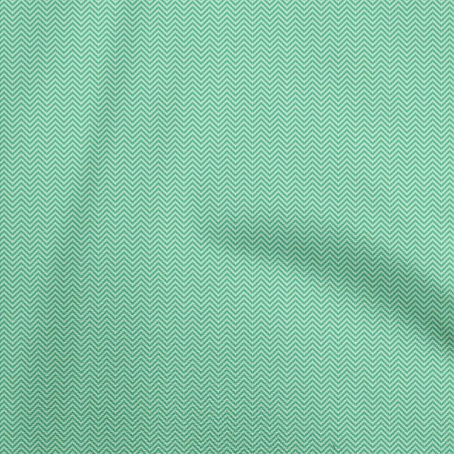 oneOone Viscose Chiffon Green Fabric Chevron Sewing Material Print Fabric By The Yard 42 Inch Wide