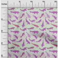 thumbnail image 2 of oneOone Rayon Fuschia Pink Fabric Asian Japanese Koi Fish With Wave Sewing Craft Projects Fabric Prints By Yard 56 Inch Wide, 2 of 4