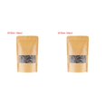 thumbnail image 1 of Transemion 10pcs Snack Bags Kraft Paper Window Paper Window Candy Bags Sealing Portable Cookie Bread Pouches 18*30 2Set, 1 of 6