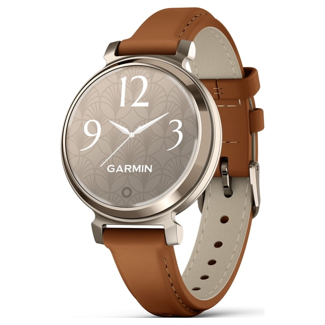 Garmin Lily 2 Classic Smartwatch and Fitness Tracker - Tan