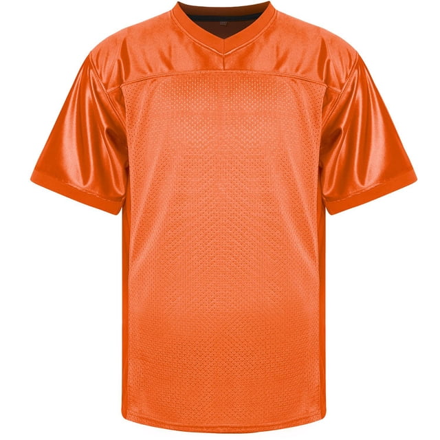 Mens T-Shirts Sports Hop Party Football Baseball Orange Going Out Fall Tops size M