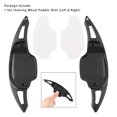 thumbnail image 2 of Steering Wheel Paddle Shifter Covers For Chevy Camaro 12-15 Aluminium Black, 2 of 12