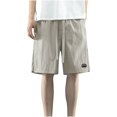 thumbnail image 1 of Diufon Men's Athletic Shorts Drawstring Waisted Outdoor Sport Shorts Spring Summer Hiking Shorts with Pockets, 1 of 6