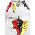 thumbnail image 2 of facefd Hommes Pompadour Peignes de Coiffure Large Fourchette Peigne Rétro Tête d'Huile Noir, 2 of 8