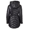 thumbnail image 2 of Sportoli Manteau d'Hiver pour Femme Réversible Doublé en Fausse Fourrure, Doudoune Matelassée - Noir (2X), 2 of 7
