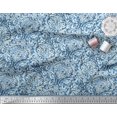 thumbnail image 2 of Soimoi Polyester Crepe Fabric Leaves & Floral Batik Print Fabric by Yard 52 Inch Wide, 2 of 3