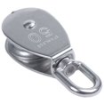 thumbnail image 3 of Hot M50 Stainless Steel Single Wheel Swivel Pulley Block 400kg Pulley Wheel ,Easy Installation, 3 of 6