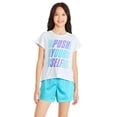 thumbnail image 1 of Athletic Works Girls' Two Piece Short Set, 1 of 6
