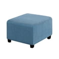 thumbnail image 1 of fastboy High Elastic Stretch Ottoman Cover Wear Resistant And Durable Fine Workmanship Skin Friendly dusty blue S, 1 of 6