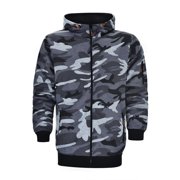LUOGENLI Hoodies for Men Pullover 4Xl Men's Casual Fall/winter Hoodie Cardigan Zipper Hoodie Coat Men's Fashion Hoodies & Sweatshirts Full Zip Grey Size M