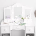thumbnail image 3 of AKDSteel Ensemble de Coiffeuse pour Filles avec Chaise – Miroir Tri-Pli, Tiroirs de Rangement, Coiffeuse pour Enfants avec Miroir, 3 of 5