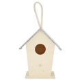 thumbnail image 2 of Ymiko Wooden Bird House Hanging Breeding Nesting Cage Box For Outdoor Garden Decora GS, 2 of 8