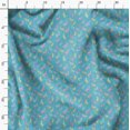 thumbnail image 3 of Soimoi Blue Rayon Fabric Wild Animal Printed Craft Fabric by The Yard 42 Inch Wide, 3 of 5