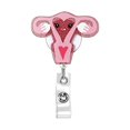 thumbnail image 3 of Yinanstore Reel Holder Holder, Nurses Day 2024 Gift Lightweight Retractable Keychain, ID Key Reel for Teachers Doctors Uterus, 3 of 8