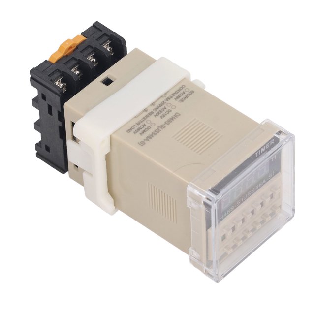 Delay Time Relay 0.1s To 99h Range Adjustable Digital Cycle Delay Timer Switch For Street Light Electrical Cabinet LED Neon Lights Electrical Box Equipment