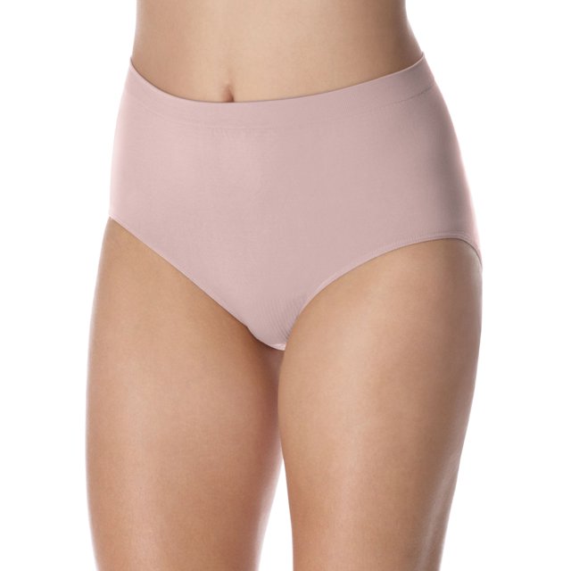 Bali Comfort Revolution Womens Microfiber Seamless Brief - Best-Seller, 8/9