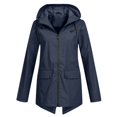 thumbnail image 1 of Veste Décontractée pour Femme, Unie, Extérieure, Grande Taille, à Capuche, Coupe-Vent, Ample, 1 of 4