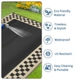 thumbnail image 2 of Outdoor Rug 10x14 Waterproof Fade-Proof Reversible Patio Rug Modern Neutral Outdoor Carpet, Plastic Straw Weather Resistant Large Camping Carpet for Garden Backyard Balcony, Black Coffee, 2 of 10