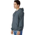 thumbnail image 3 of Gildan Mens Softstyle Fleece Midweight Full Zip Hoodie, 3 of 4