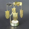 thumbnail image 1 of PENGXIANG Hot Spinning Rotary Metal Carousel Tea Light Candle Holder Stand Light  Gift, 1 of 2