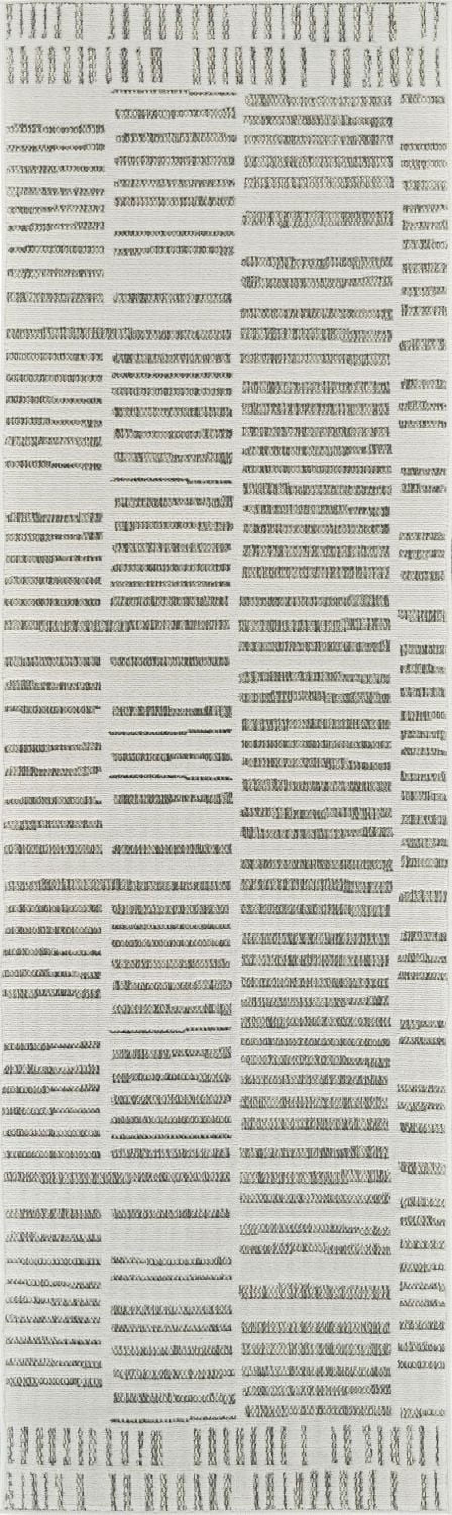 Rug Branch Maise Abstract Indoor Outdoor Area Rug, Cream Beige, Modern - Entryway, Hallway, Bathroom, and Kitchen
