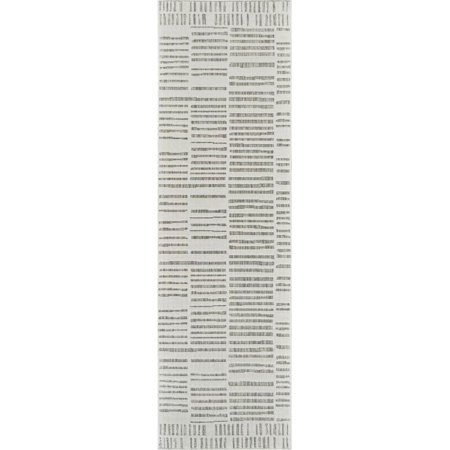 Rug Branch Maise Abstract Indoor Outdoor Area Rug, Cream Beige, Modern - Entryway, Hallway, Bathroom, and Kitchen