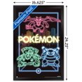 thumbnail image 2 of Pokémon - Neon Group Wall Poster, 14.725" x 22.375" Framed, 2 of 4