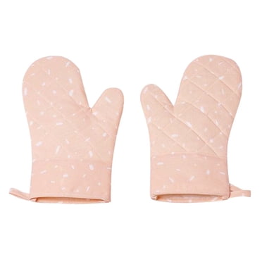 TIMIFIS Oven Mitts Kitchen Accessories Kitchen Cooking Microwave Oven Gloves Mitts Pot Pad Heat Proof Protected
