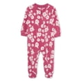 thumbnail image 1 of George Baby Girls' Micro Fleece Sleeper, 1 of 2