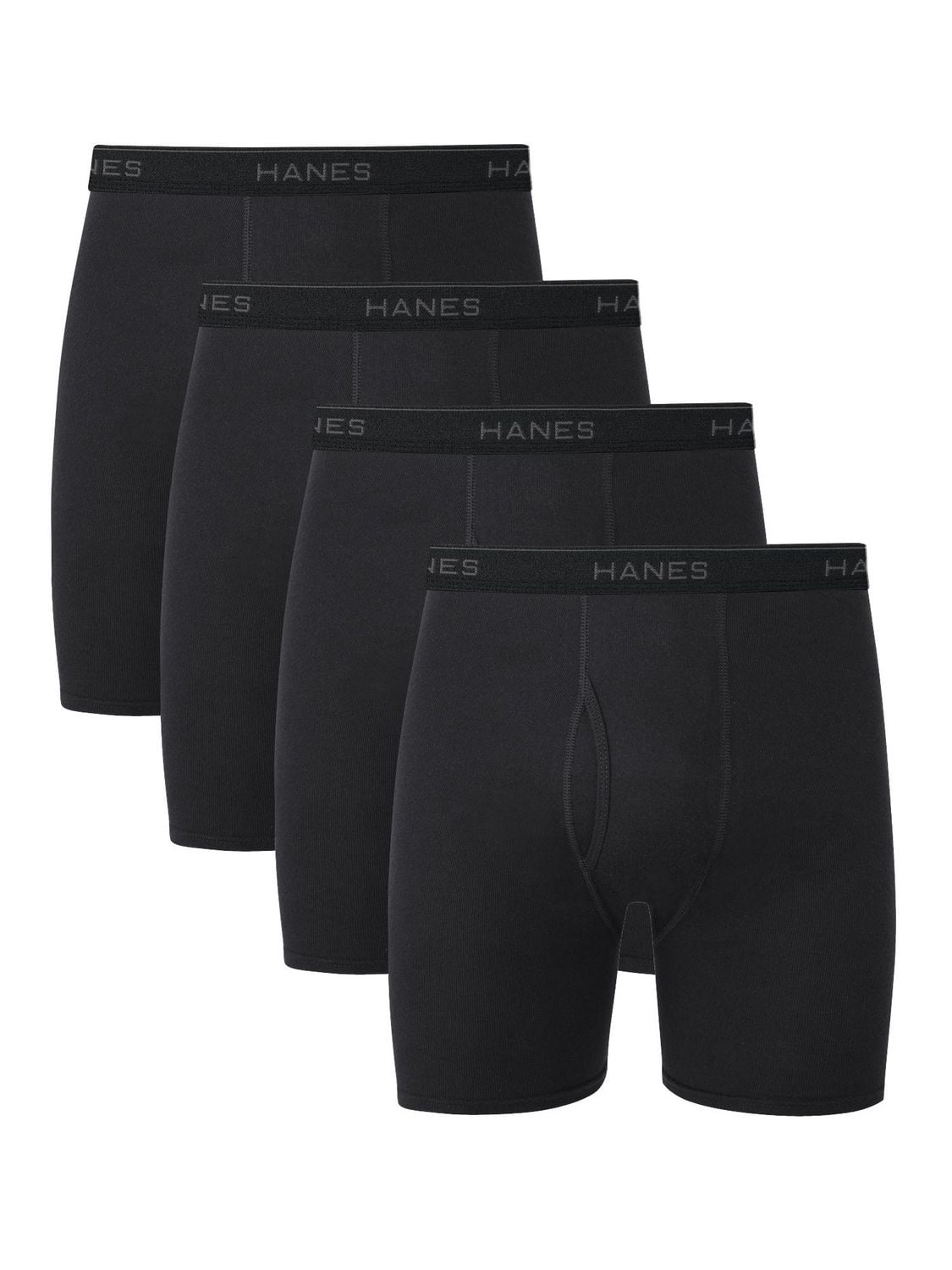 Caleçons boxeurs Hanes Comfortsoft sans étiquette pour hommes, extensibles, coupe moderne, frais et respirants