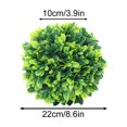thumbnail image 4 of Décoration d'Herbe Simulée Verte Ronde Verte Plastique Florale Plafond Faux Arbre, 4 of 6