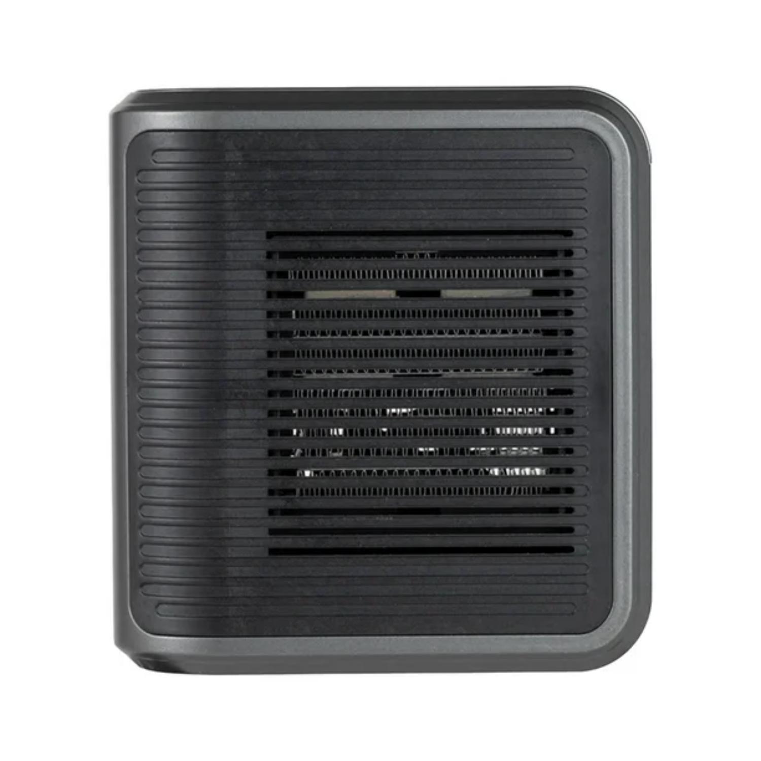 Refurbished EQWLJWE Small Space Electric Heater with Thermostat Black