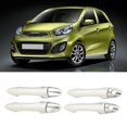thumbnail image 4 of Exterior Door Handle Cover, 8 Pcs Outside Door Handle Cover Durable ABS Easy Installation With Keyhole For Car, 4 of 8