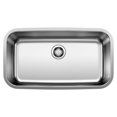 thumbnail image 1 of Stellar 28" Single Bowl Undermount Stainless Steel Kitchen Sink, 1 of 3