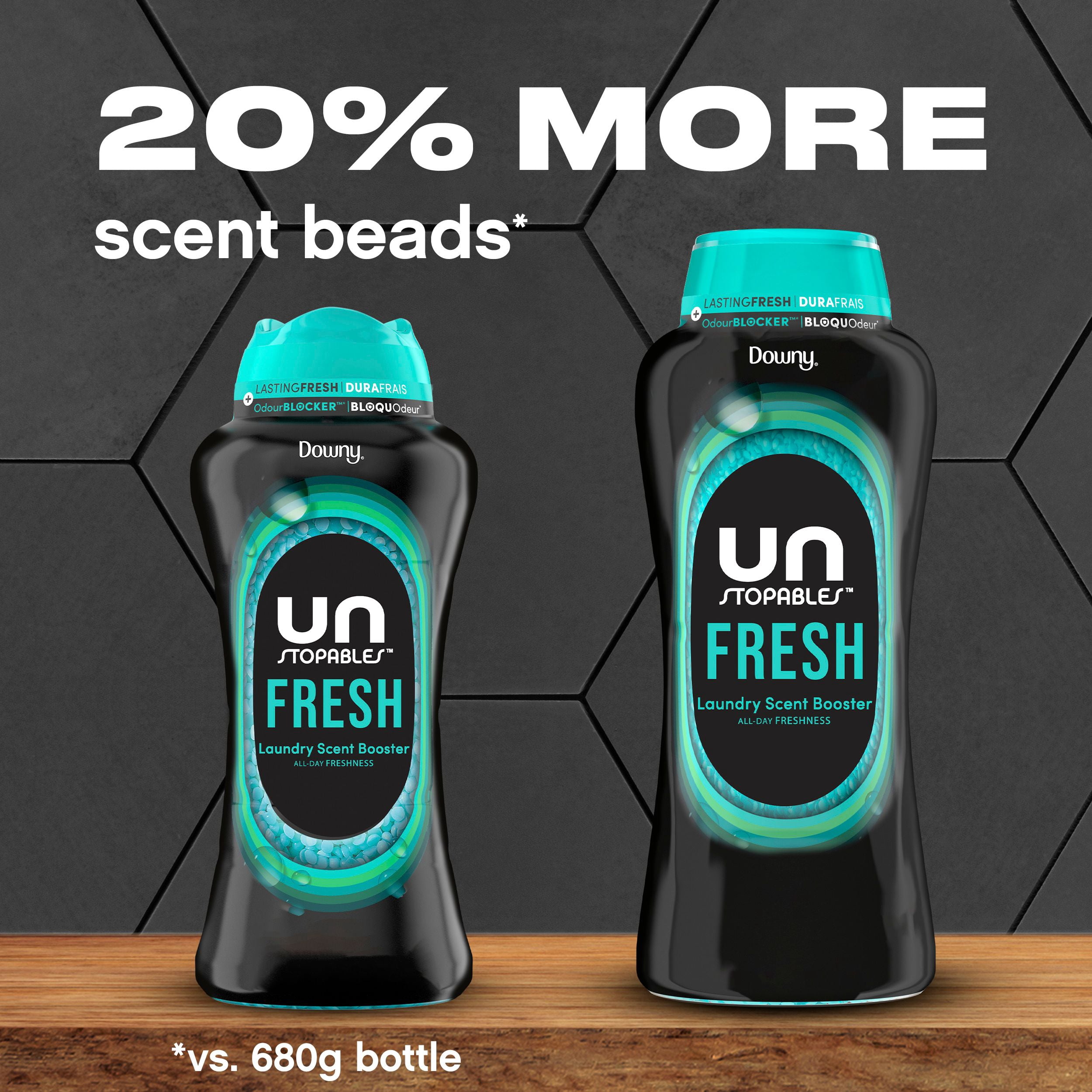 Downy Unstopables In Wash Scent Booster Beads, Fresh Scent, Laundry Beads for odour Protection, Downy Scent Booster Beads, Laundry Scent Boosters
