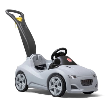Step2 Whisper Ride Cruiser Grey Push Riding Toys for Toddlers Ages 18 Months to 4 Years