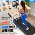 thumbnail image 4 of IMFIT Walking Pad Lite Treadmill | Compact & Space-Saving Design | Quiet 2.5HP Motor | Manual Incline Boost | Real-Time Fitness Tracking | User-Friendly Remote | Supports Up to 265 lbs, 4 of 7