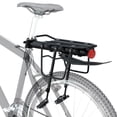 thumbnail image 1 of Semfri Bike Rack Heavy Weight Mountain Road Bike Rear Rack with Full Quick Release, Mudguards, Reflective Logo Bicycle Accessories, Luggage Rack Universal Adjustable - Black, 1 of 14