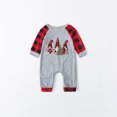 thumbnail image 2 of TopLLC Pyjamas Assortis pour la Famille avec Lutin à Carreaux Rouges de Noël, Ensembles Classiques à Manches Longues et Col Rond, Ensemble de Pyjama de Noël Ajusté en Coton, Haut et Pantalon, Adulte, Tout-Petit, Bébé, 2 of 8