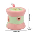 thumbnail image 2 of EGNMCR Student-specific Pencil Sharpener Manual Rattle Shape Children's Pencil Sharpener Portable Pencil Sharpener pencil sharpener, 2 of 2