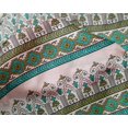 thumbnail image 4 of oneOone Silk Tabby Fabric Geometric & Floral Block Printed Craft Fabric BTY 42 Inch Wide, 4 of 4