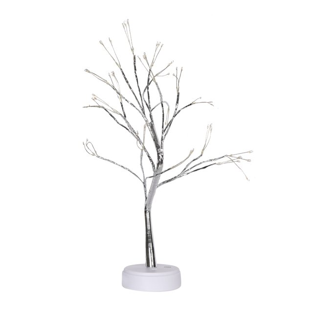 Lampe Arbre Télécommandée RGB Petite Lampe de Noël Couleur LED Fil de Cuivre Grain de Riz Lampe de Nuit