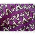 thumbnail image 4 of oneOone Silk Tabby Fabric Floral & Triangle Block Decor Fabric Printed BTY 42 Inch Wide, 4 of 4